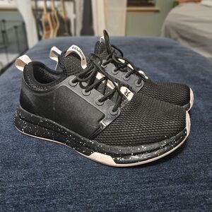 Black and Pink Athletic Sneakers